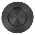 Arianna Metallic Black Charger (13" Diameter)